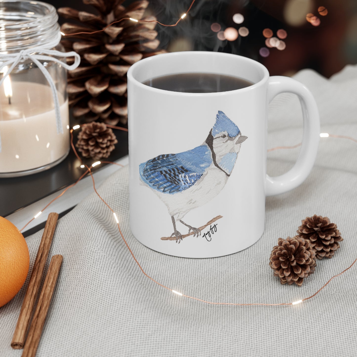 Blue Jay Ceramic Mug