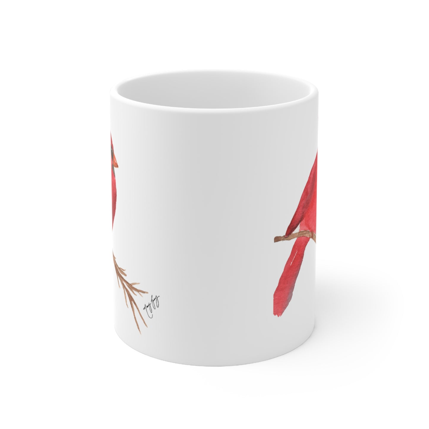 Red Cardinal Ceramic Mug