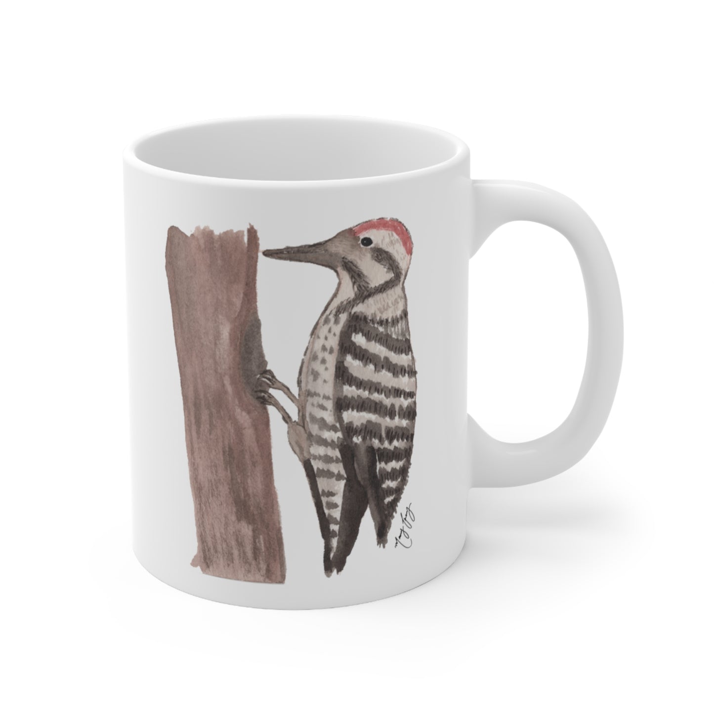 Woodpecker Ceramic Mug