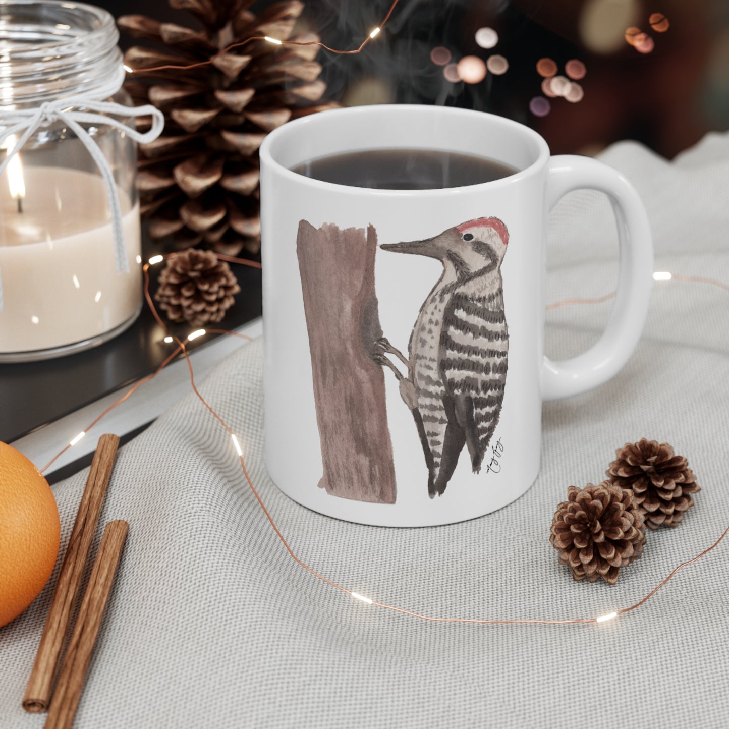 Woodpecker Ceramic Mug