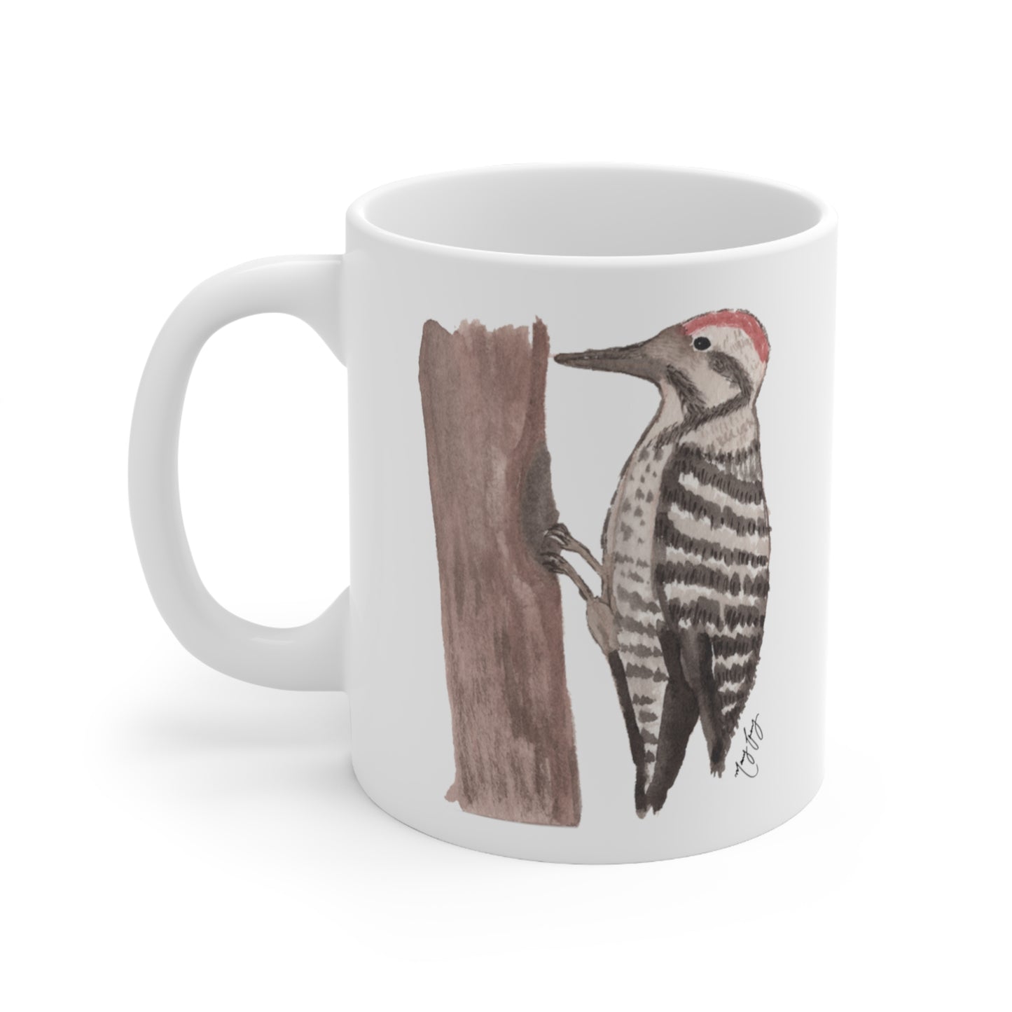 Woodpecker Ceramic Mug