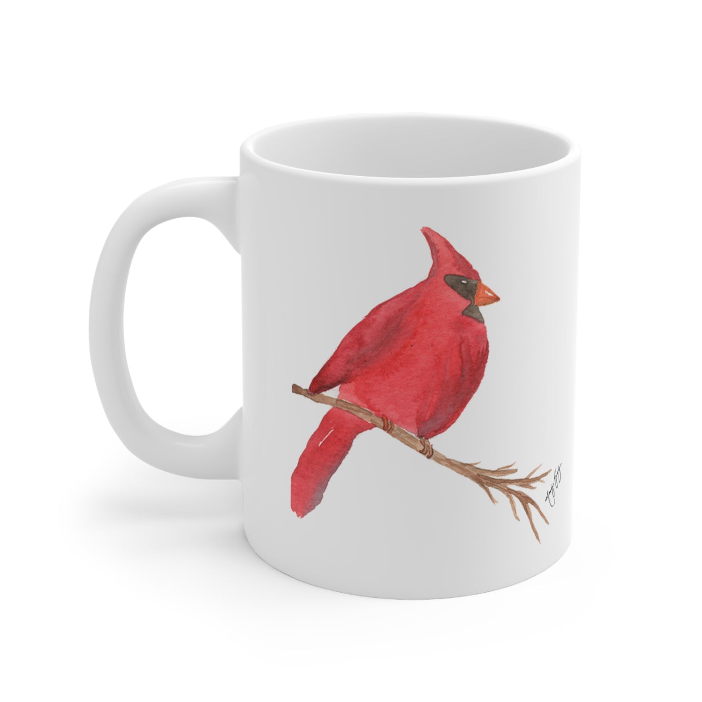 Red Cardinal Ceramic Mug