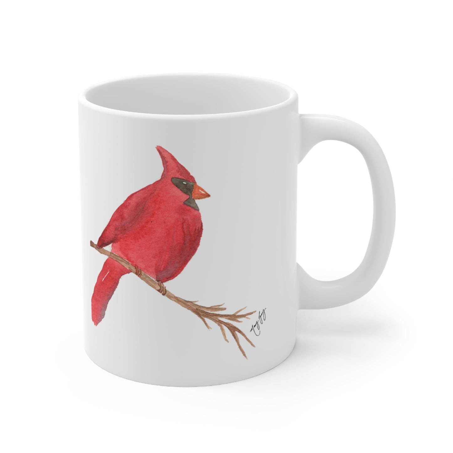 Red Cardinal Ceramic Mug